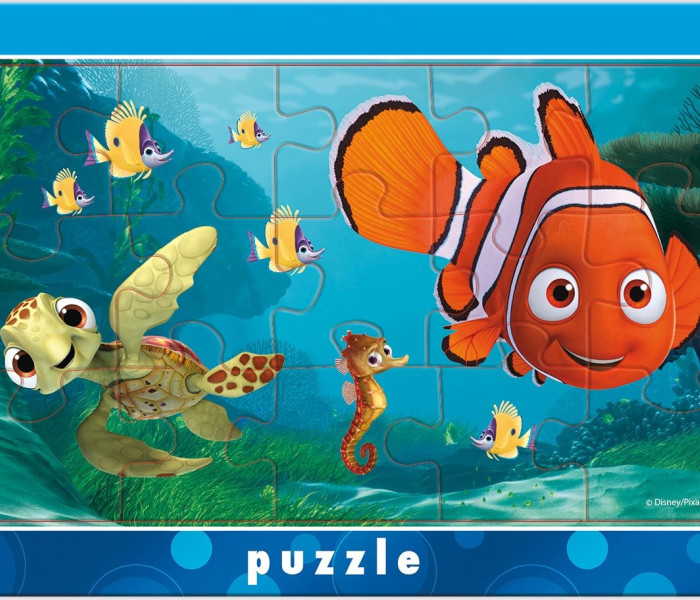 Puzzle - Dino - Nemo e la tartaruga