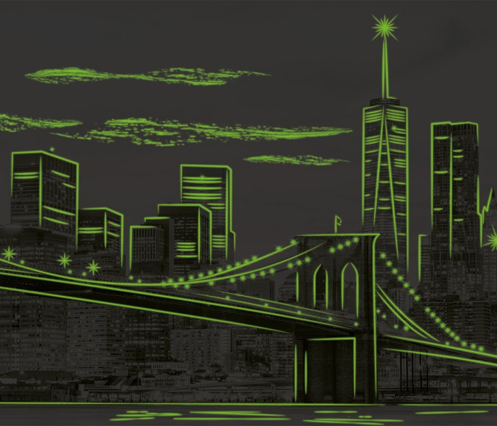 Puzzle - Dino - Puzzle Luminoso New York