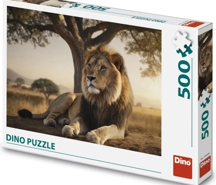 Puzzle - Dino - Leone a riposo