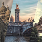 Puzzle - Dino - Parigi Collage - Puzzle Panoramico