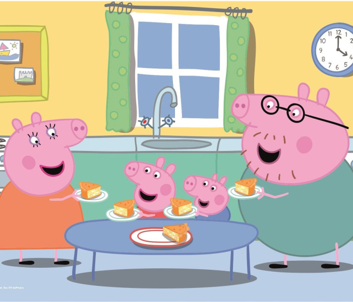 Puzzle - Dino - Pranzo di Peppa Pig