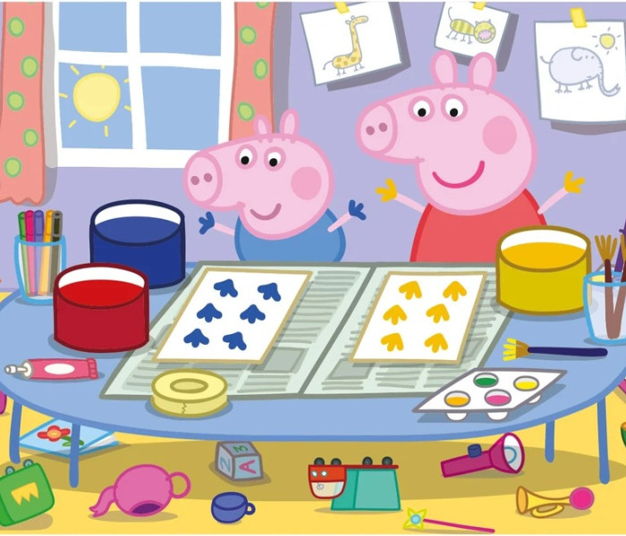 Puzzle - Dino - Artista di Peppa Pig