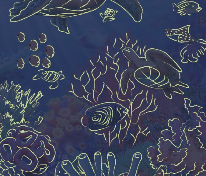 Puzzle - Dino - Mondo sottomarino Puzzle luminoso