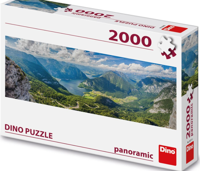 Puzzle - Dino - Vista sulle Alpi - Puzzle Panoramico