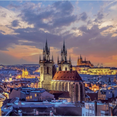 Puzzle Luminoso Vista di Hradčany