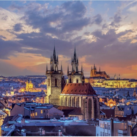 Puzzle Luminoso Vista di Hradčany