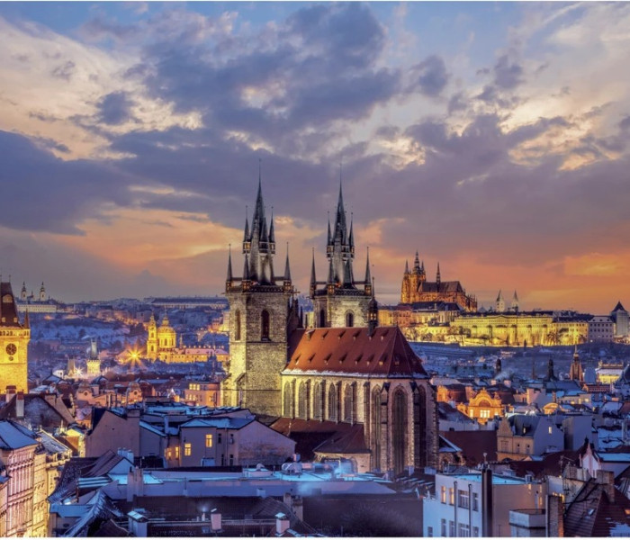 Puzzle - Dino - Puzzle Luminoso Vista di Hradčany