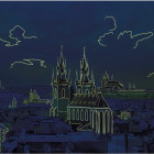 Puzzle - Dino - Puzzle Luminoso Vista di Hradčany