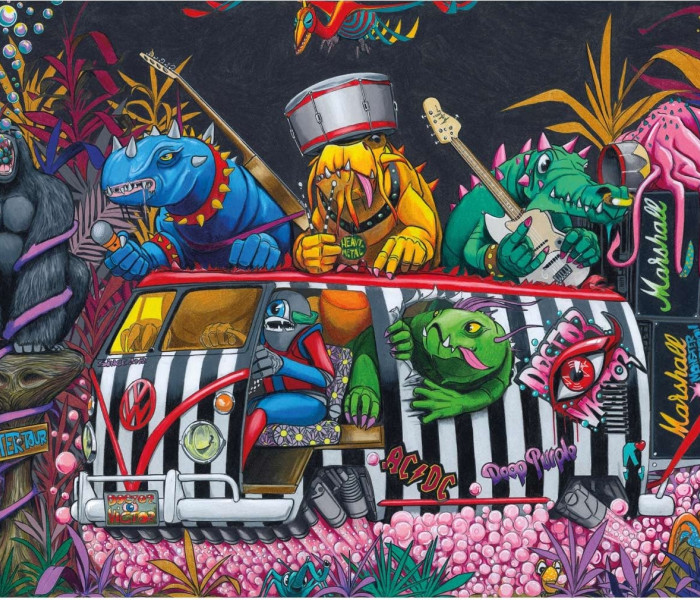 Puzzle - Dino - Mostri in viaggio