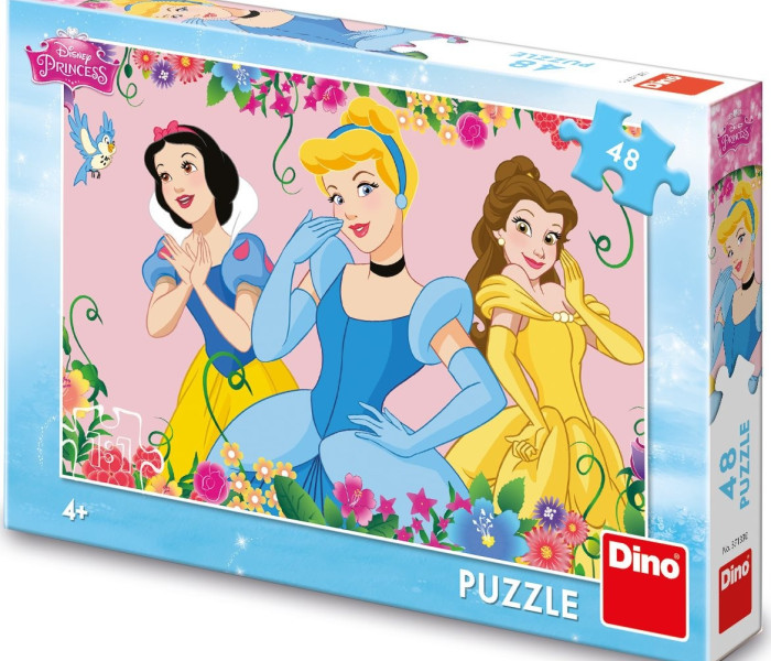 Puzzle - Dino - Principesse in fiore