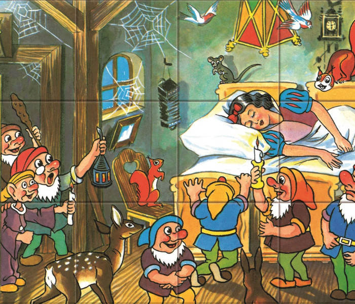 Puzzle - Dino - Bianco come la neve