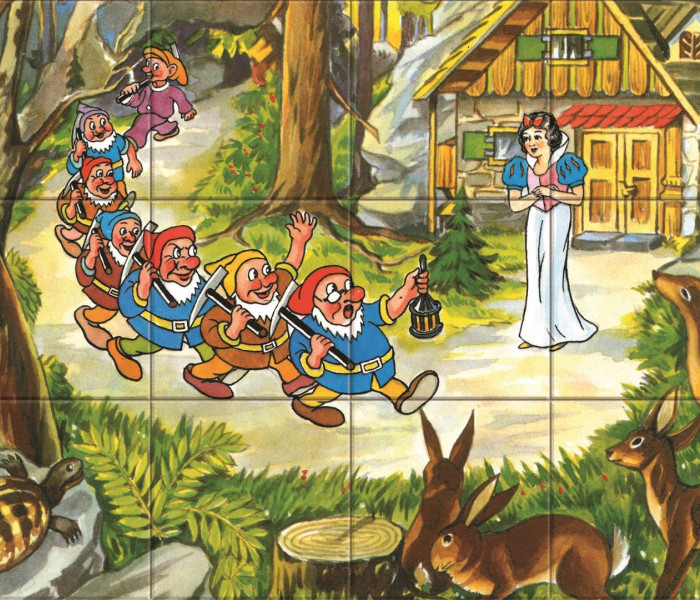 Puzzle - Dino - Bianco come la neve