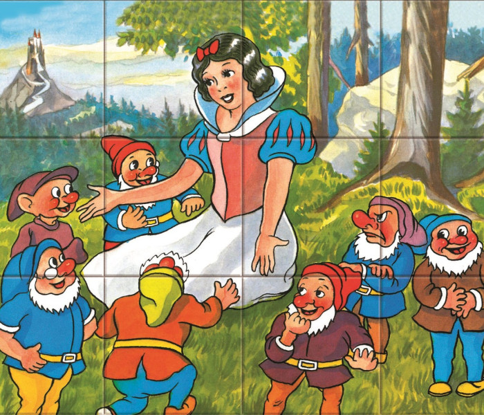 Puzzle - Dino - Bianco come la neve