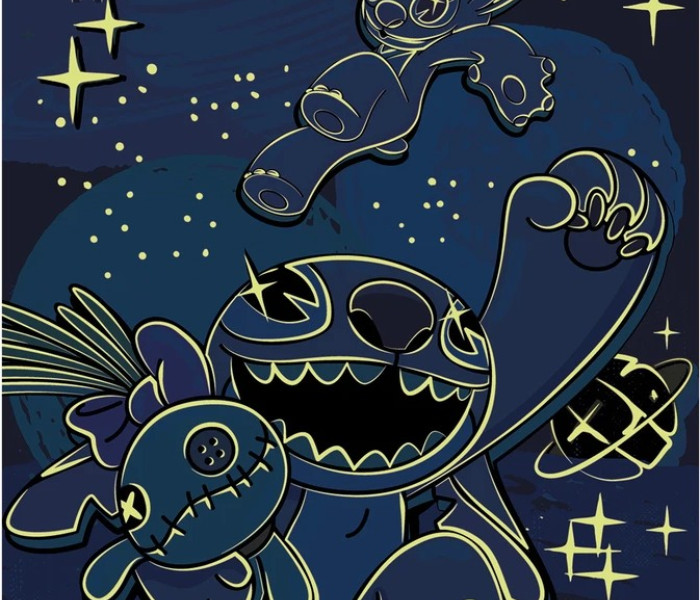 Puzzle - Dino - Stitch Puzzle luminoso