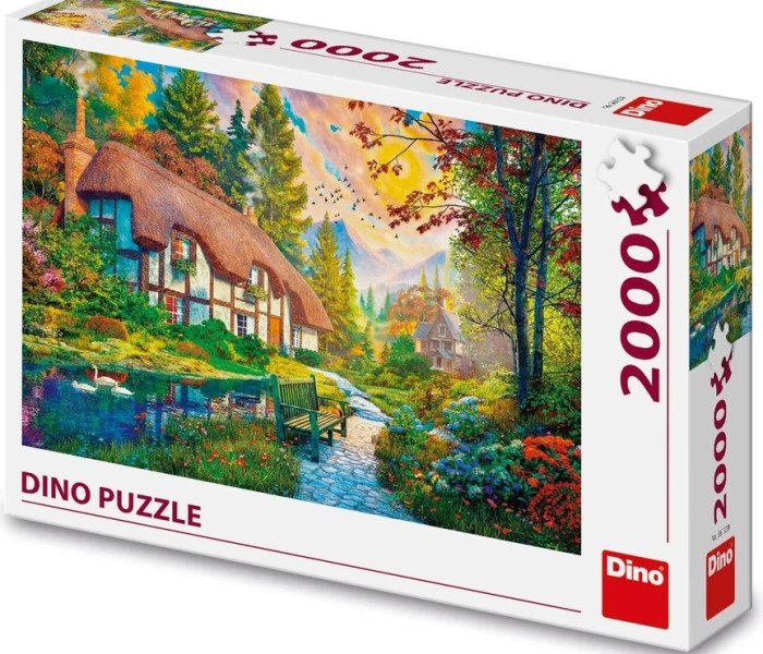 Puzzle - Dino - Casa sul fiume