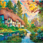 Puzzle - Dino - Casa sul fiume