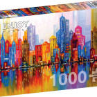 Puzzle - Enjoy - Città arcobaleno