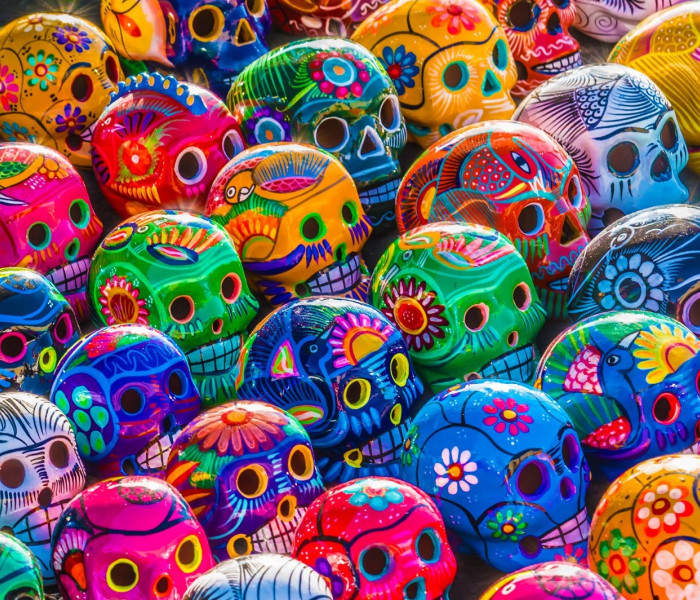 Puzzle - Enjoy - Teschi colorati