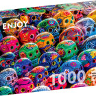 Puzzle - Enjoy - Teschi colorati