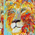 Puzzle - Enjoy - Leone colorato