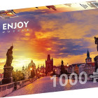 Puzzle - Enjoy - Ponte Carlo al tramonto, Praga