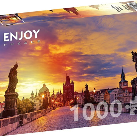 Ponte Carlo al tramonto, Praga