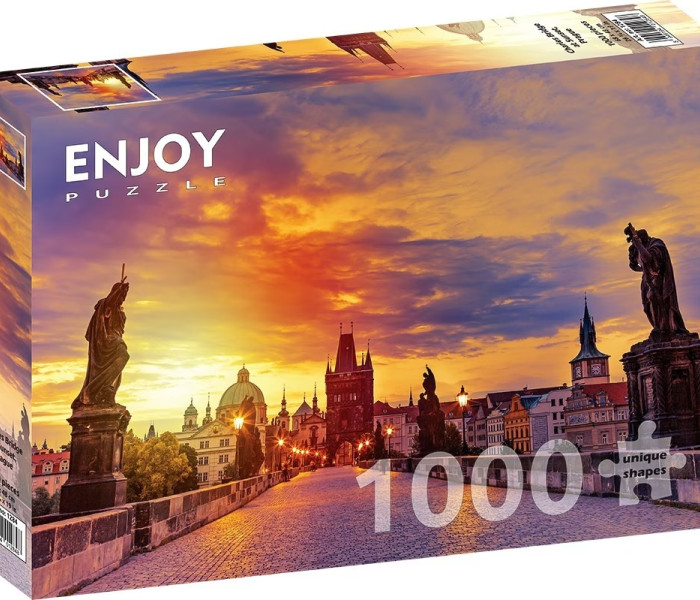 Puzzle - Enjoy - Ponte Carlo al tramonto, Praga