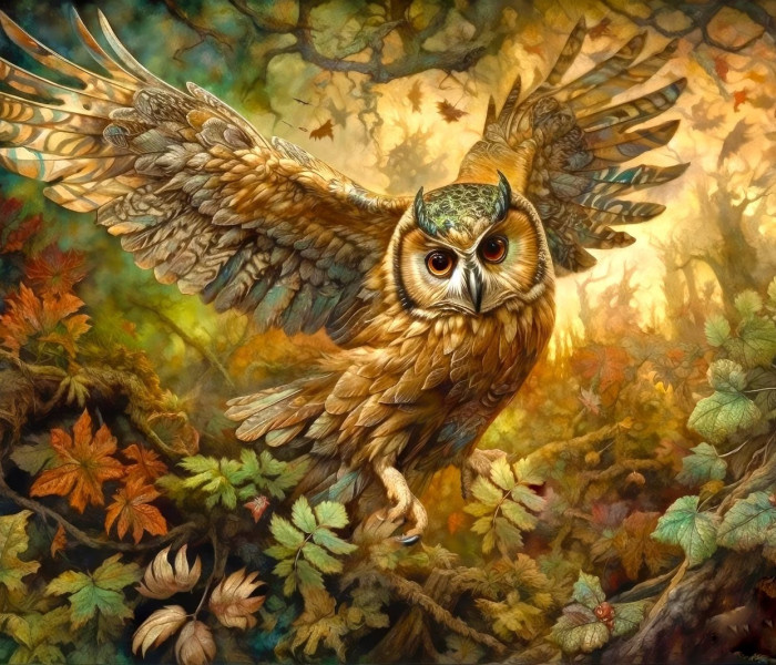 Puzzle - Enjoy - Gufo saggio