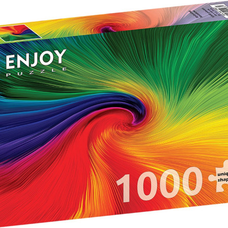 Un arcobaleno rotante