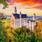 Puzzle - Enjoy - Castello di Neuschwanstein in autunno in Germania