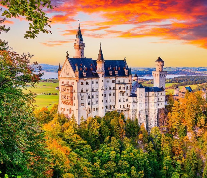 Puzzle - Enjoy - Castello di Neuschwanstein in autunno in Germania