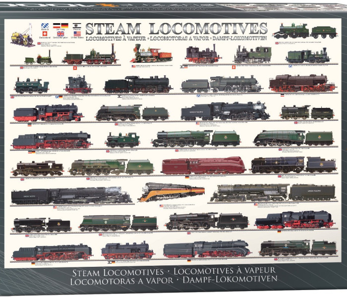 Puzzle - Eurographics - Locomotive a vapore