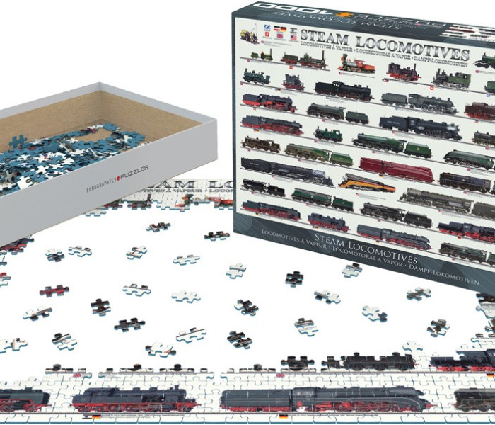 Puzzle - Eurographics - Locomotive a vapore