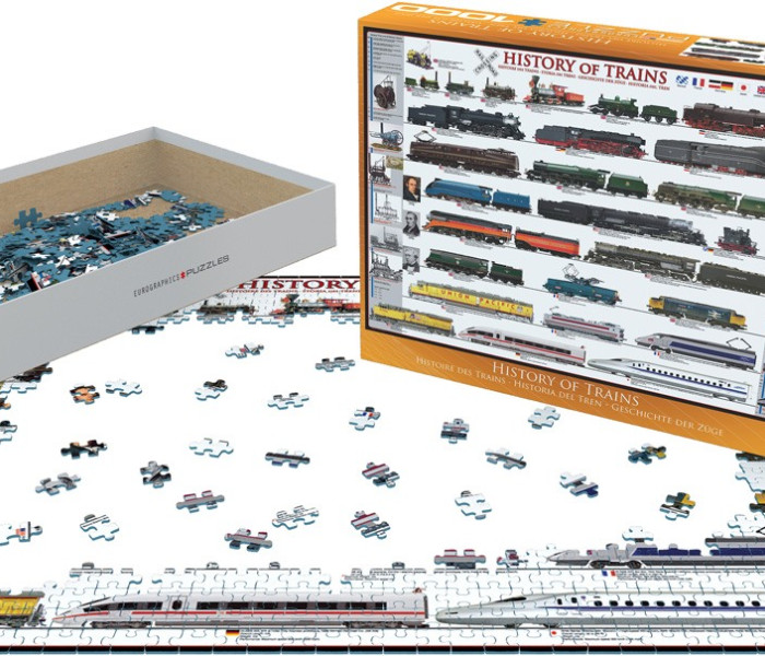 Puzzle - Eurographics - Storia dei treni