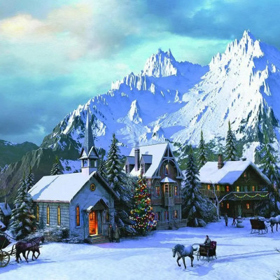 Natale in montagna