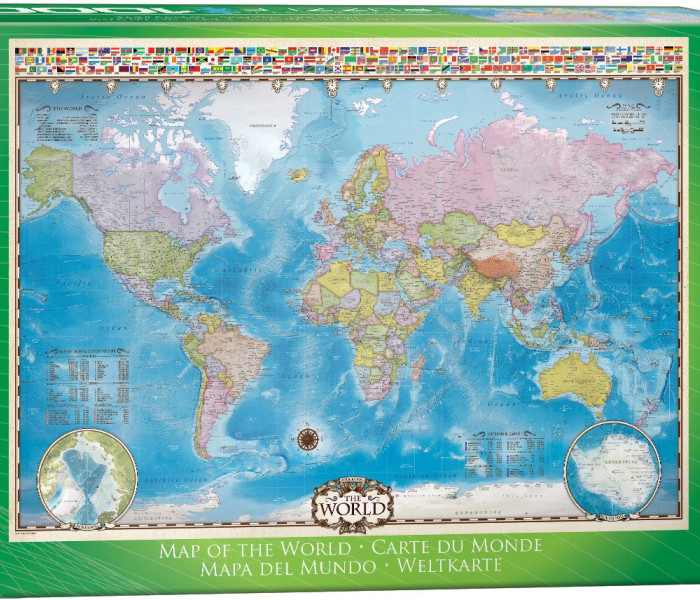 Puzzle - Eurographics - Mappa del mondo