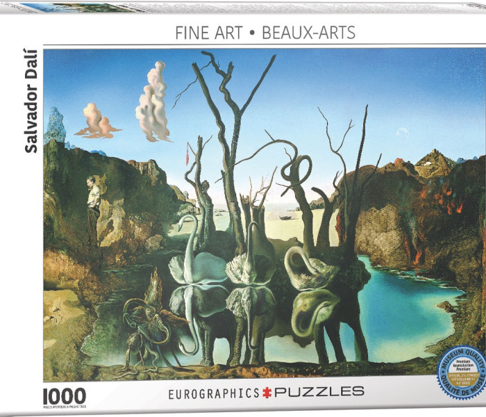 Puzzle - Eurographics - Salvador Dalí, Cigni che riflettono gli elefanti