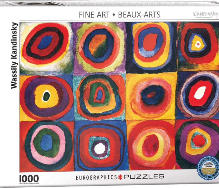 Puzzle - Eurographics - Kandinsky, Studio di quadrati colorati