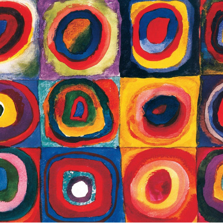 Kandinsky, Studio di quadrati colorati