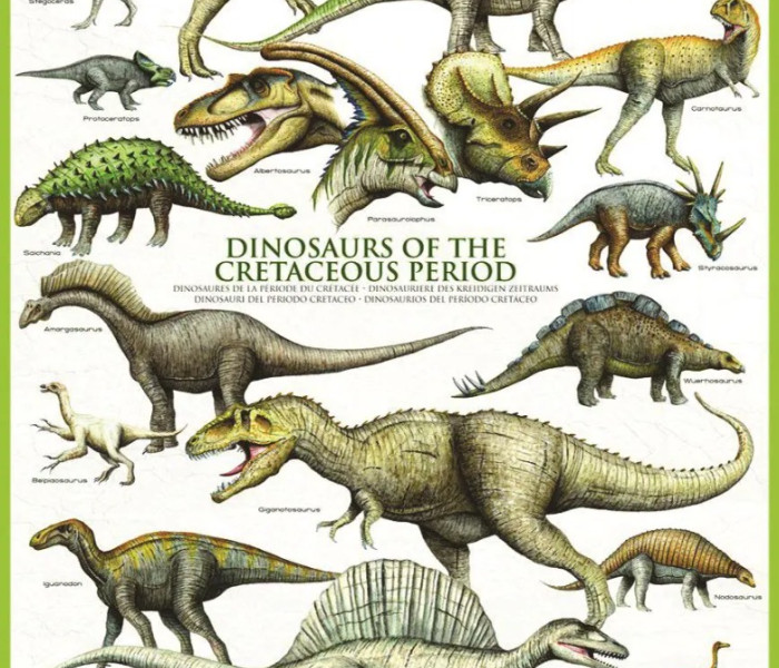 Puzzle - Eurographics - Dinosauri del Cretaceo