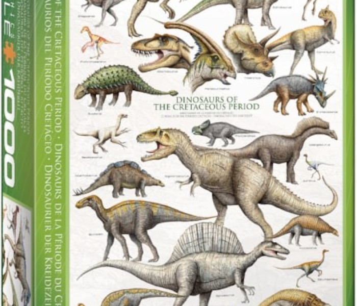 Puzzle - Eurographics - Dinosauri del Cretaceo