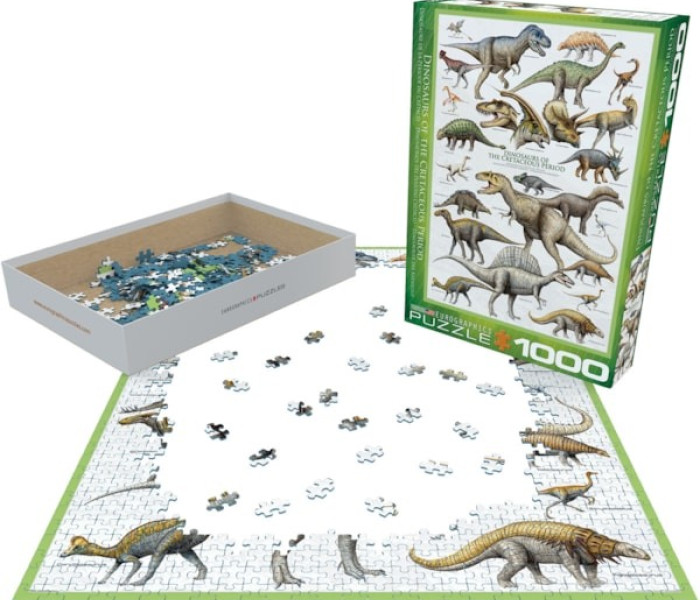 Puzzle - Eurographics - Dinosauri del Cretaceo