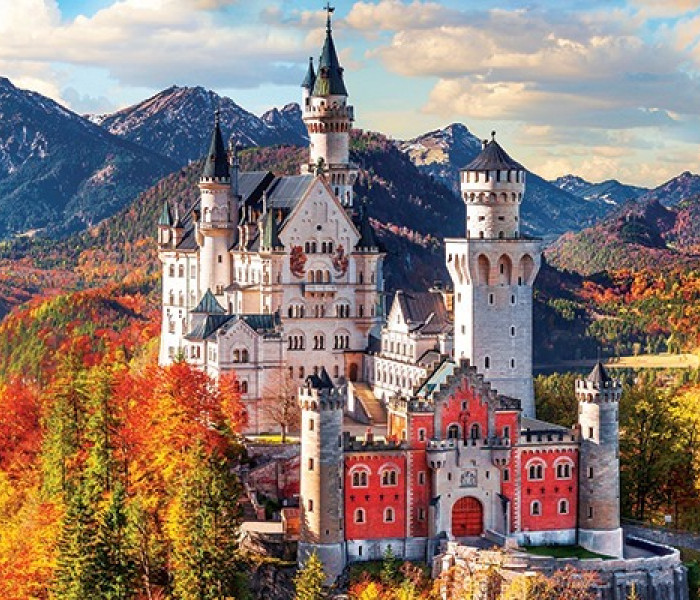 Puzzle - Eurographics - Castello Neuschwanstein - Puzzle Panoramico