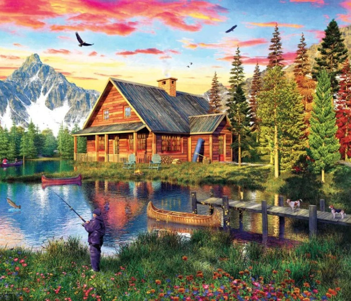 Puzzle - Eurographics - Capanna di pesca