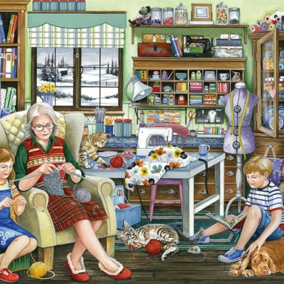 La stanza da cucito della nonna