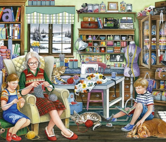 Puzzle - Falcon - La stanza da cucito della nonna