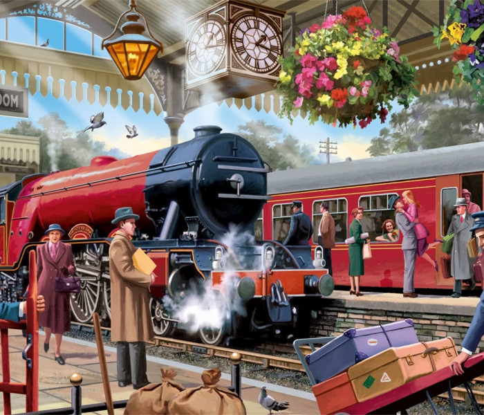 Puzzle - Falcon - In attesa sulla piattaforma