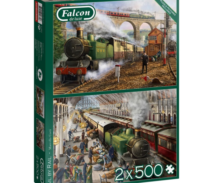 Puzzle - Falcon - Trasporto della posta su rotaia