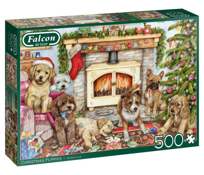 Puzzle - Falcon - Cuccioli di Natale