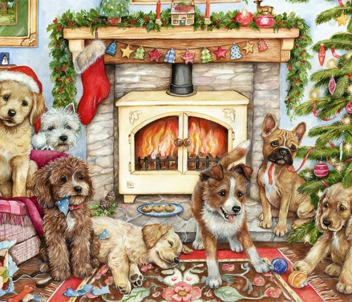 Puzzle - Falcon - Cuccioli di Natale